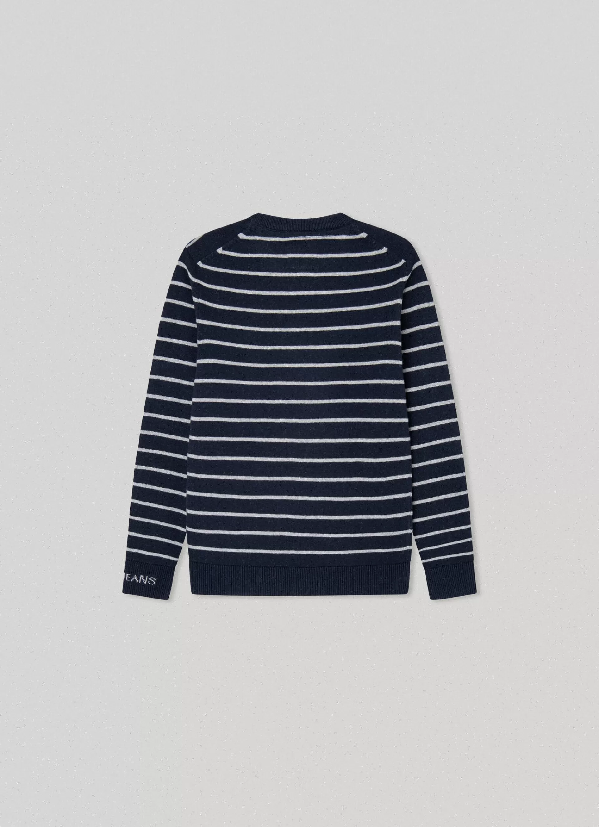 Sweats*KIDS Pepe Jeans STRIPED COTTON SWEATSHIRT Dulwich Blue