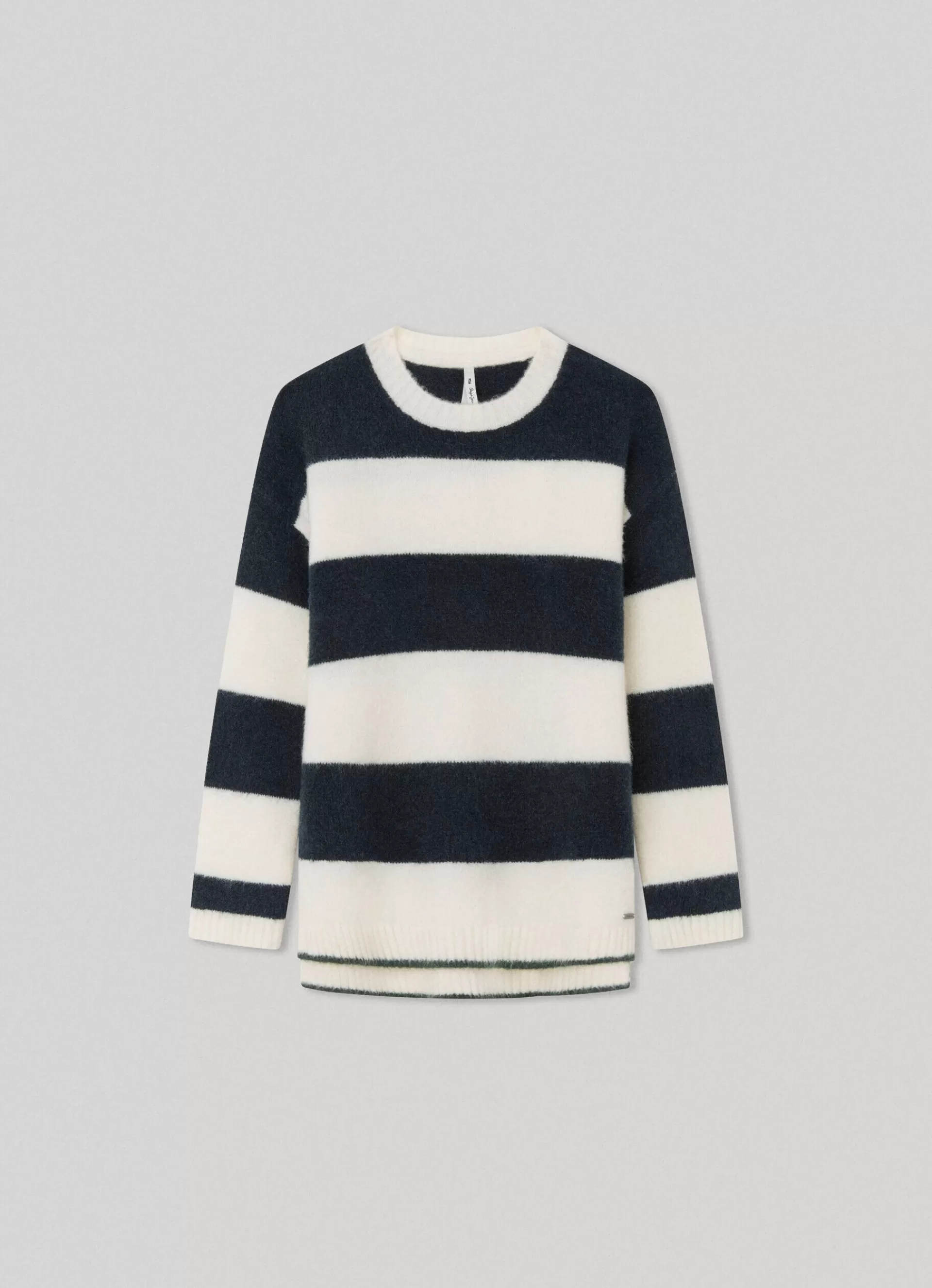 Sweats & Knits*KIDS Pepe Jeans STRIPED ROUND NECK KNIT Dulwich Blue