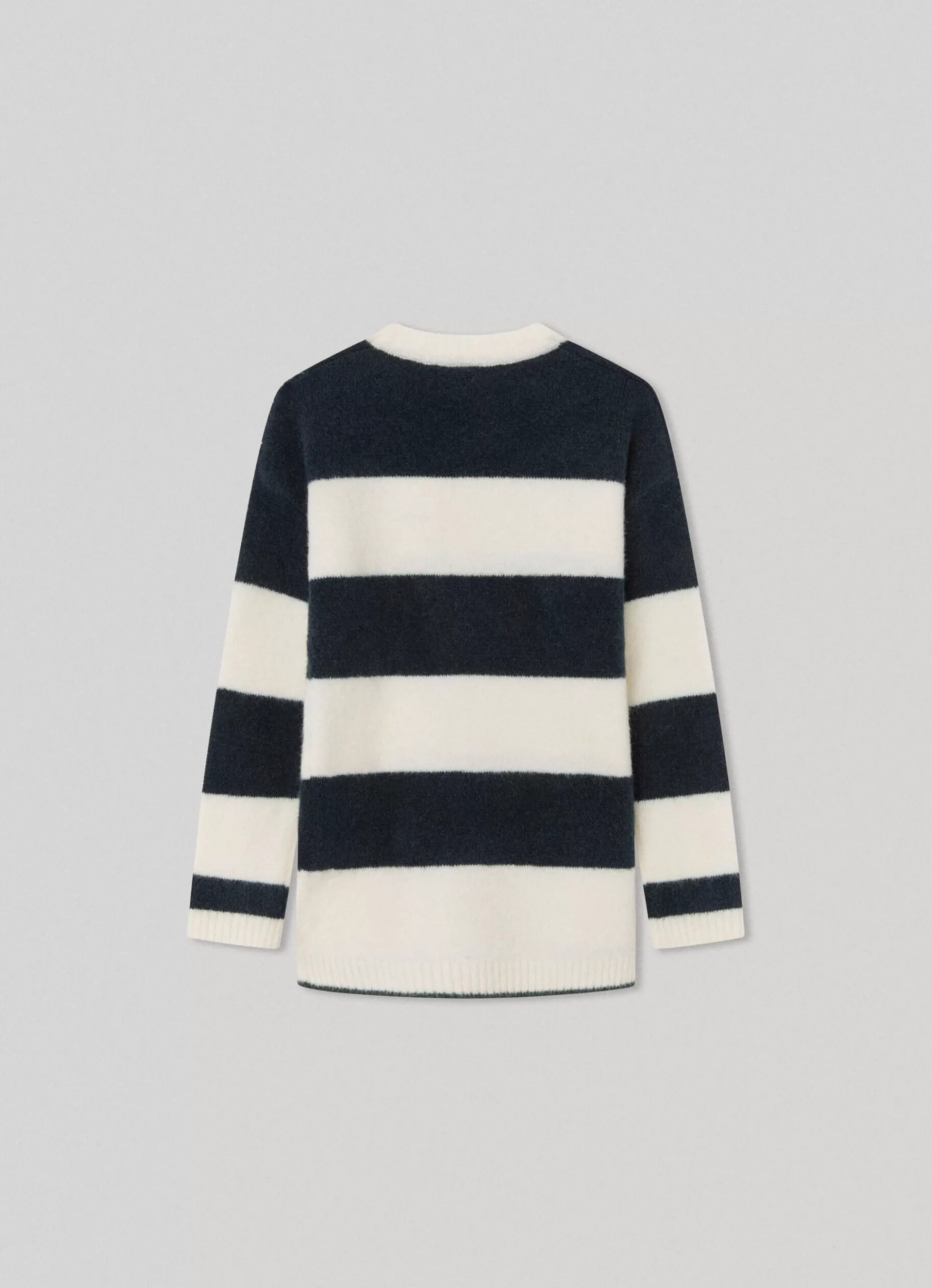 Sweats & Knits*KIDS Pepe Jeans STRIPED ROUND NECK KNIT Dulwich Blue