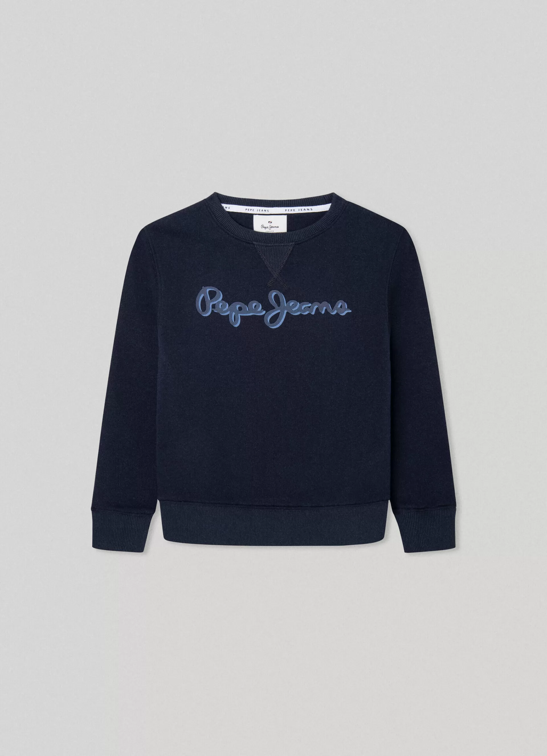 Sweats*KIDS Pepe Jeans SWEATSHIRT WITH 3D-EFFECT LOGO Dulwich Blue