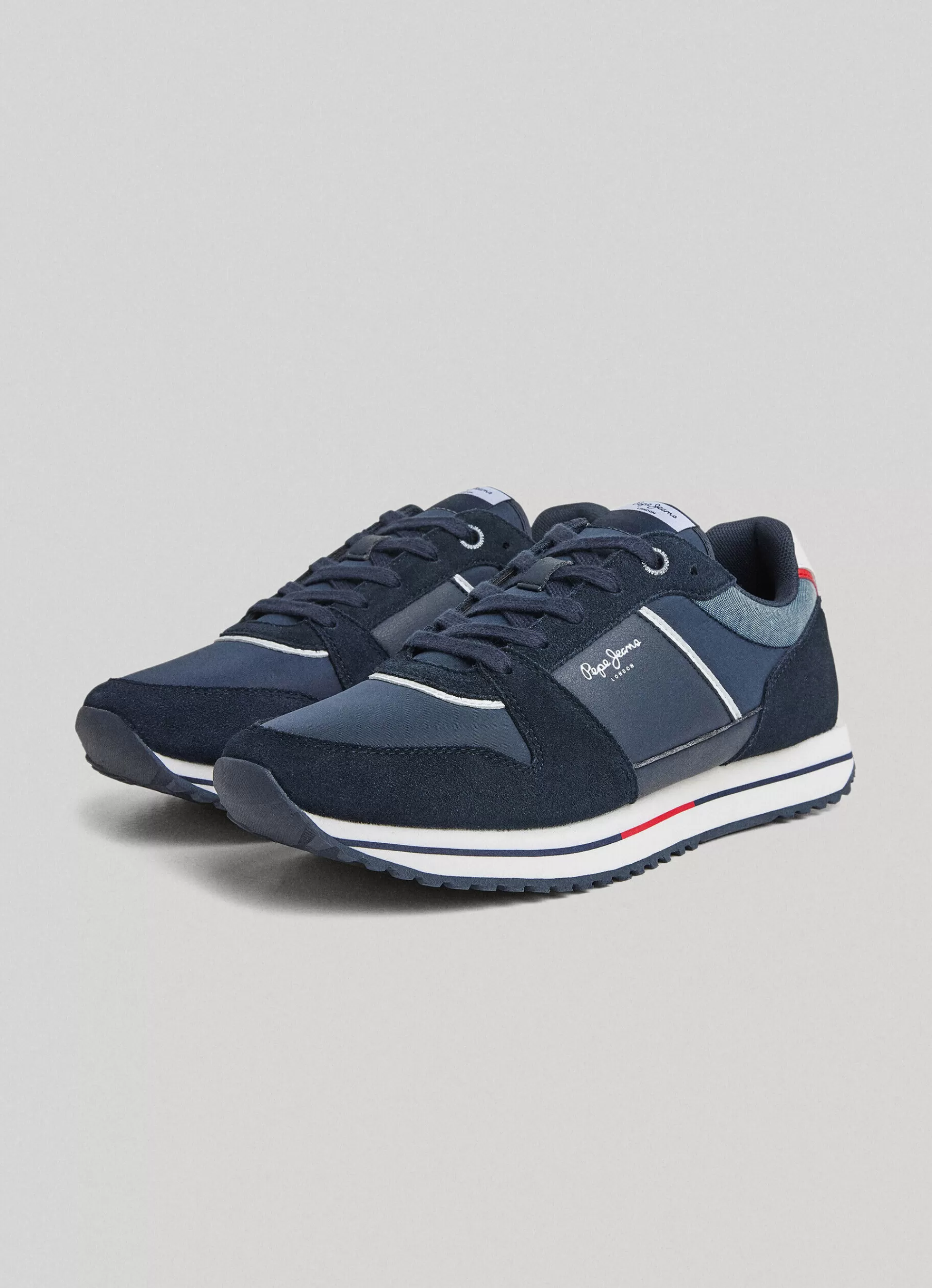 Sneakers*Men Pepe Jeans TOUR BASIC RUNNING SHOES Navy