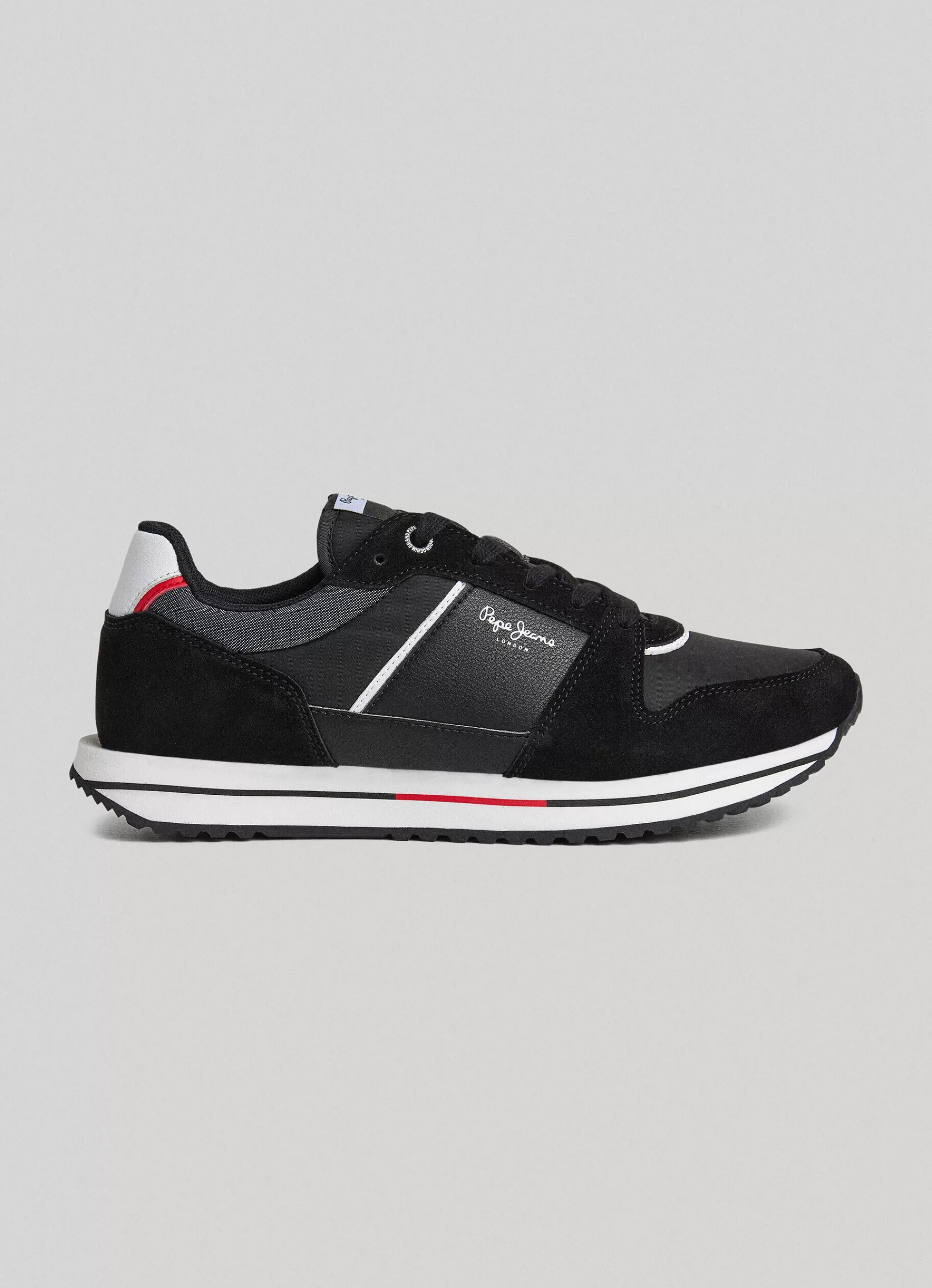 Sneakers*Men Pepe Jeans TOUR BASIC RUNNING SHOES Black