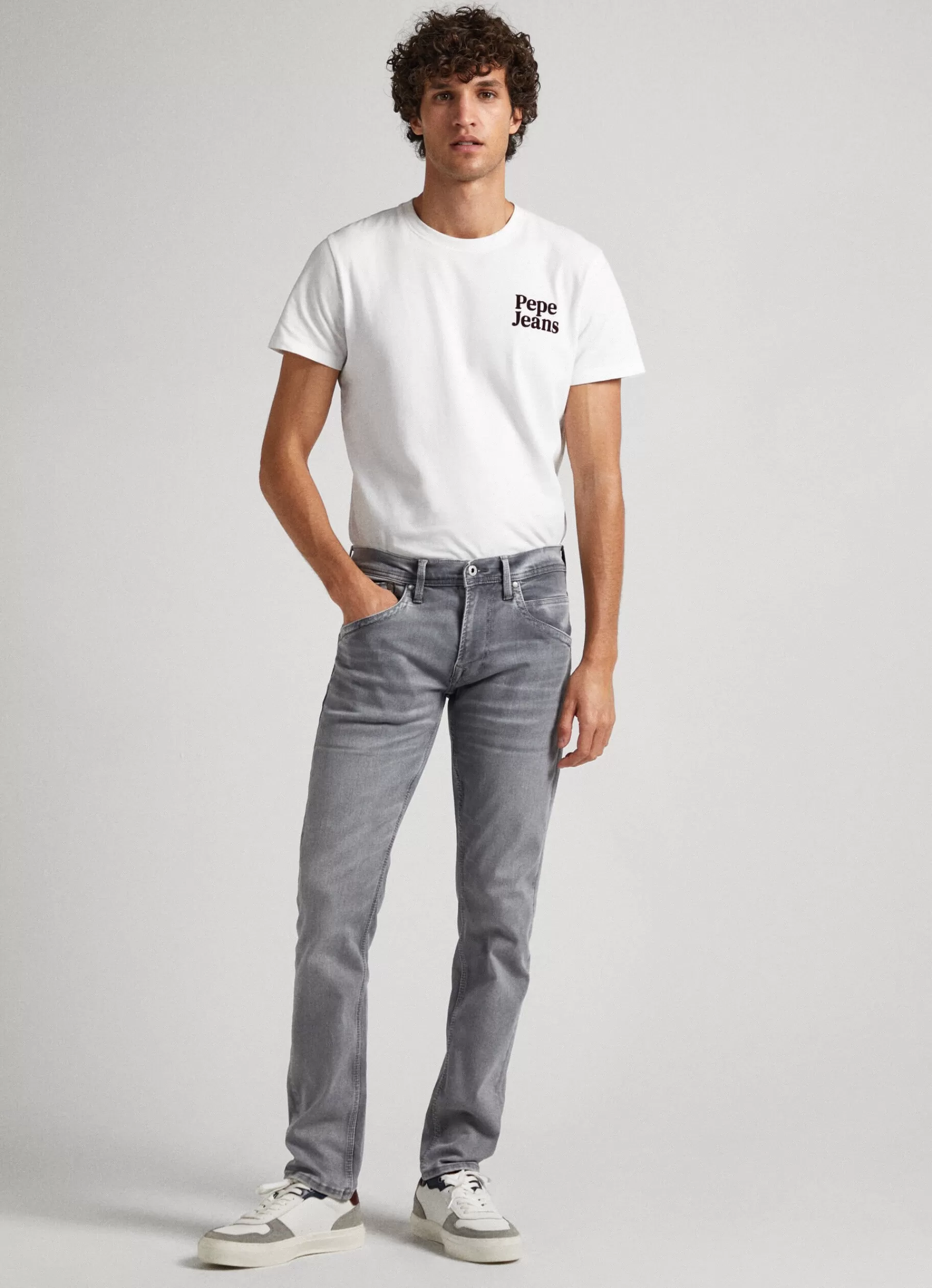 Regular | Straight | Jeans*Men Pepe Jeans TRACK REGULAR FIT MID-RISE JEANS Denim