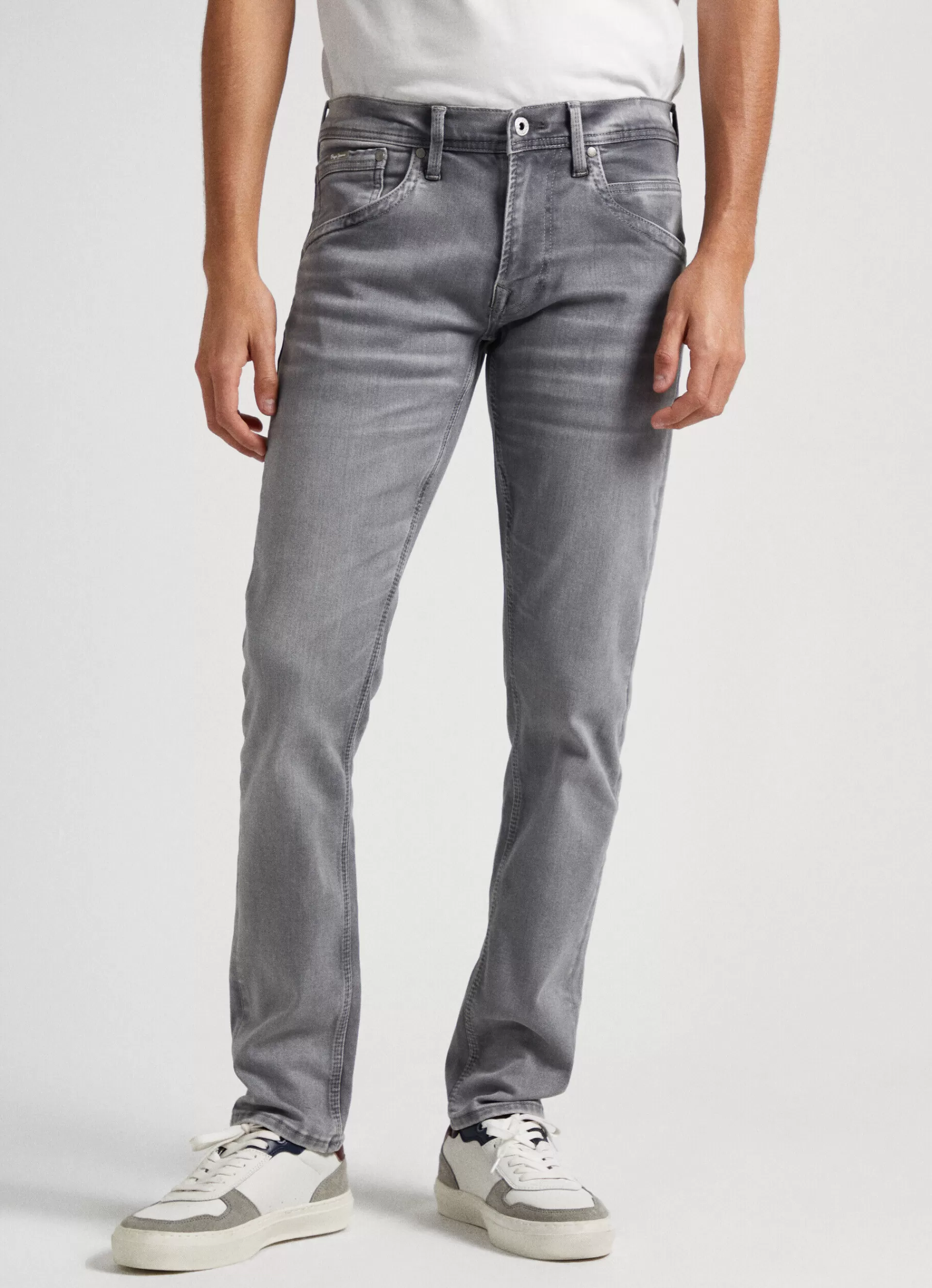 Regular | Straight | Jeans*Men Pepe Jeans TRACK REGULAR FIT MID-RISE JEANS Denim