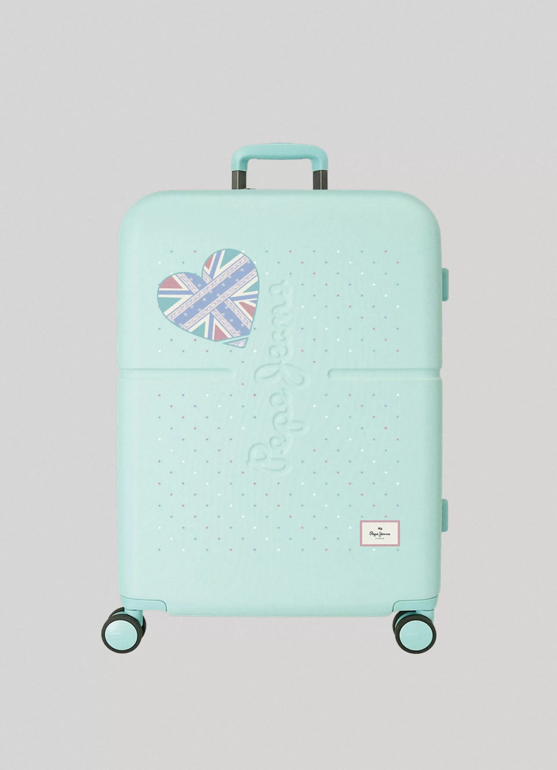 Accessories*KIDS Pepe Jeans TROLLEY SUITCASE 70 CM Sky Blue