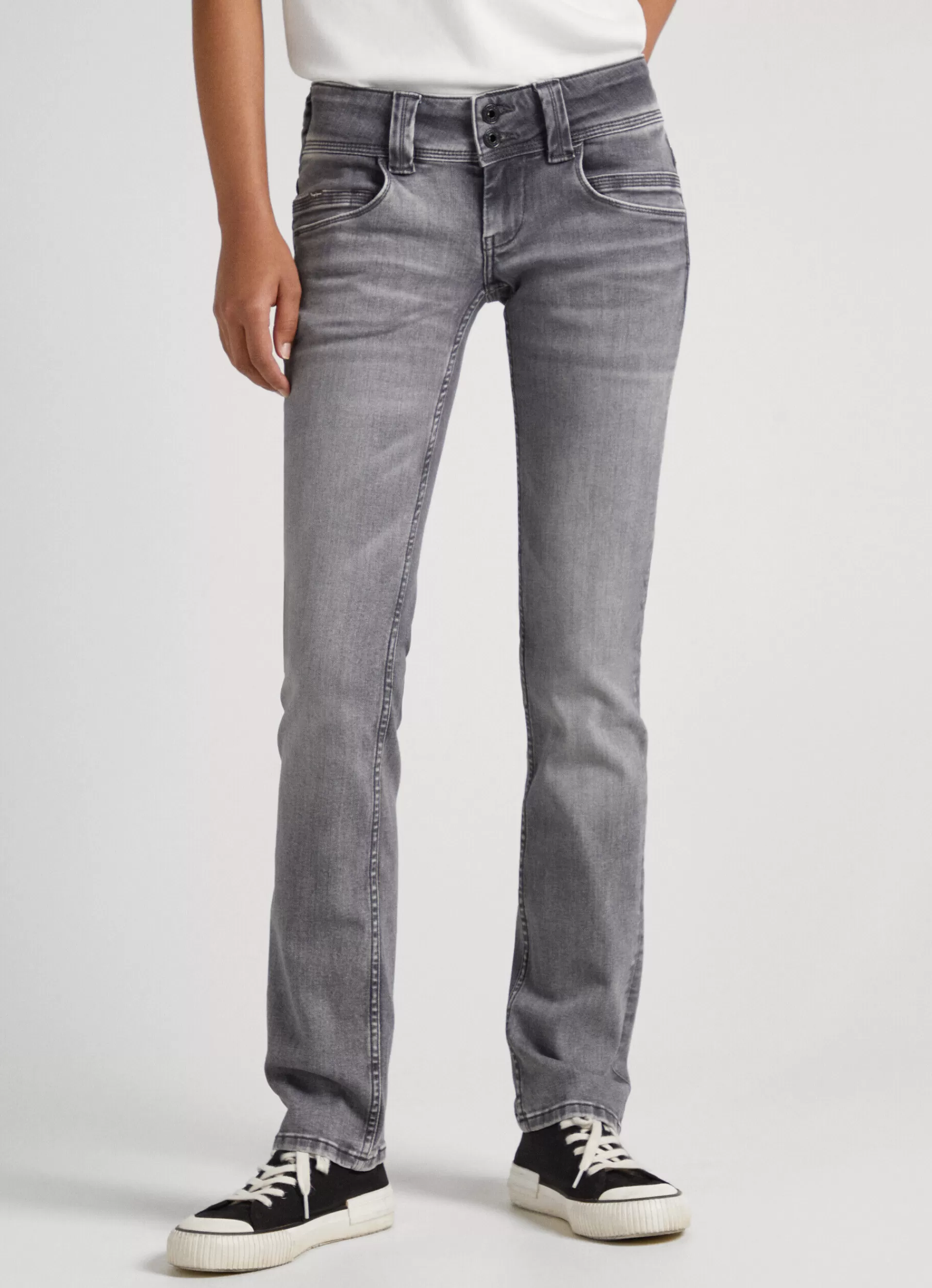 Straight | Jeans*Women Pepe Jeans VENUS REGULAR FIT LOW-RISE JEANS Denim