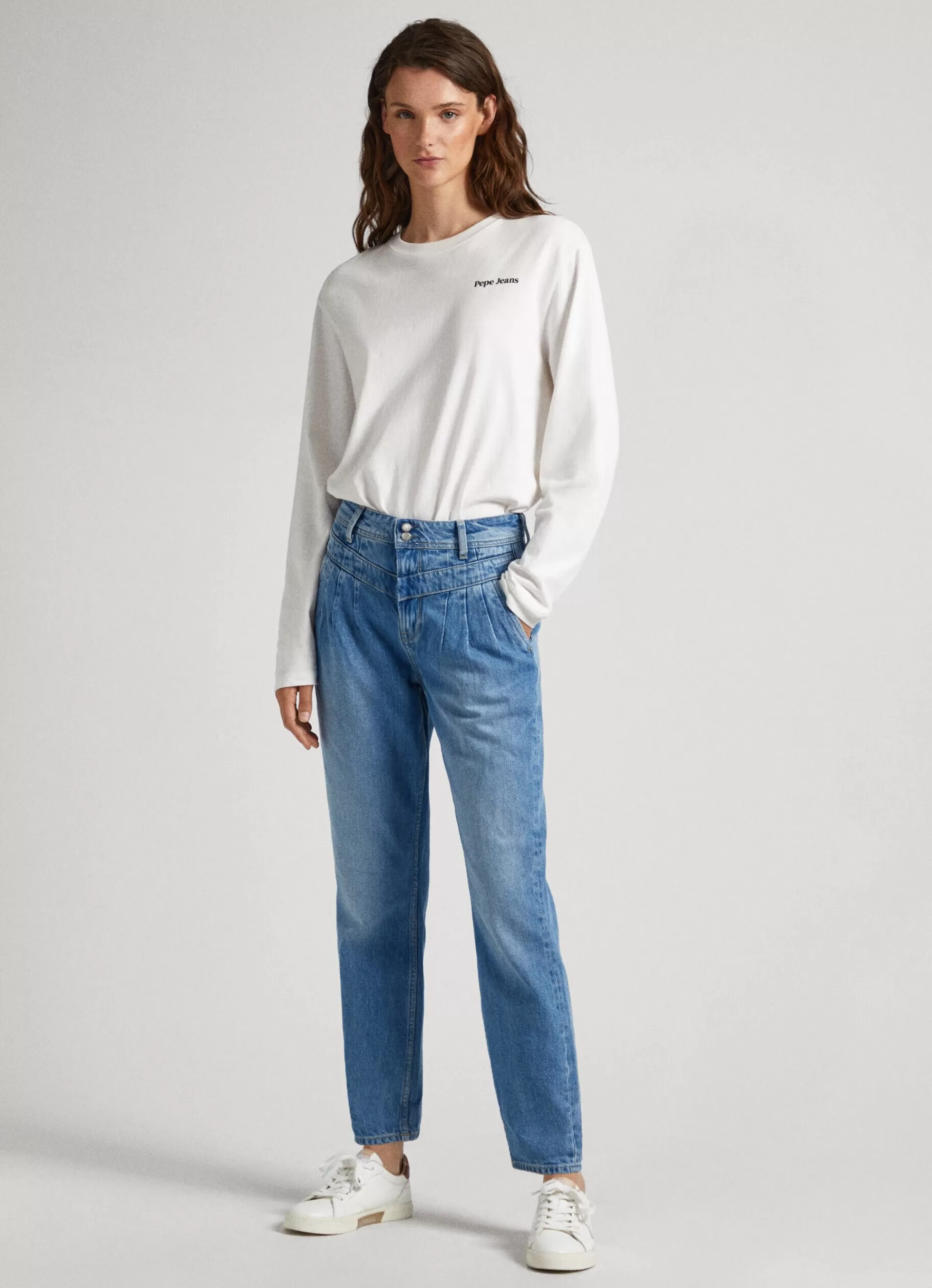 Trends | Jeans*Women Pepe Jeans VIOLET RELAXED FIT HIGH-RISE JEANS Denim