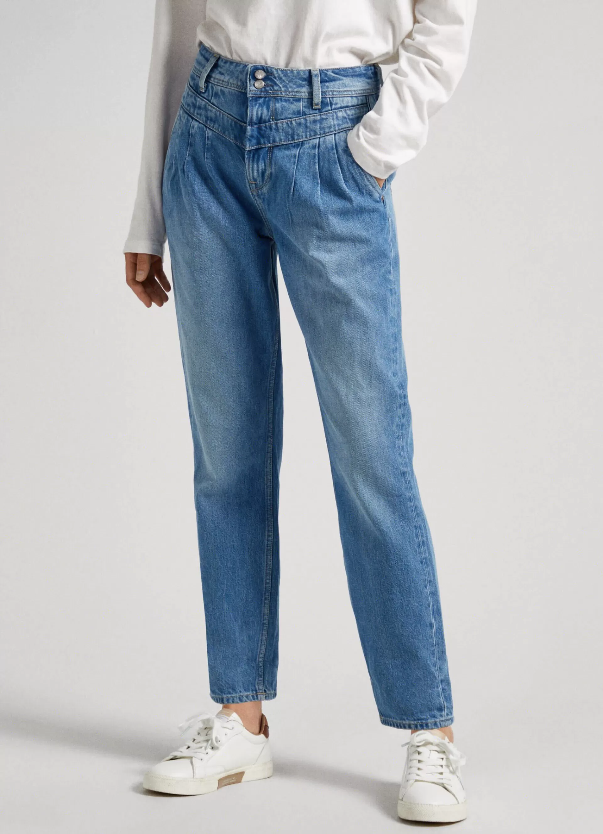 Trends | Jeans*Women Pepe Jeans VIOLET RELAXED FIT HIGH-RISE JEANS Denim