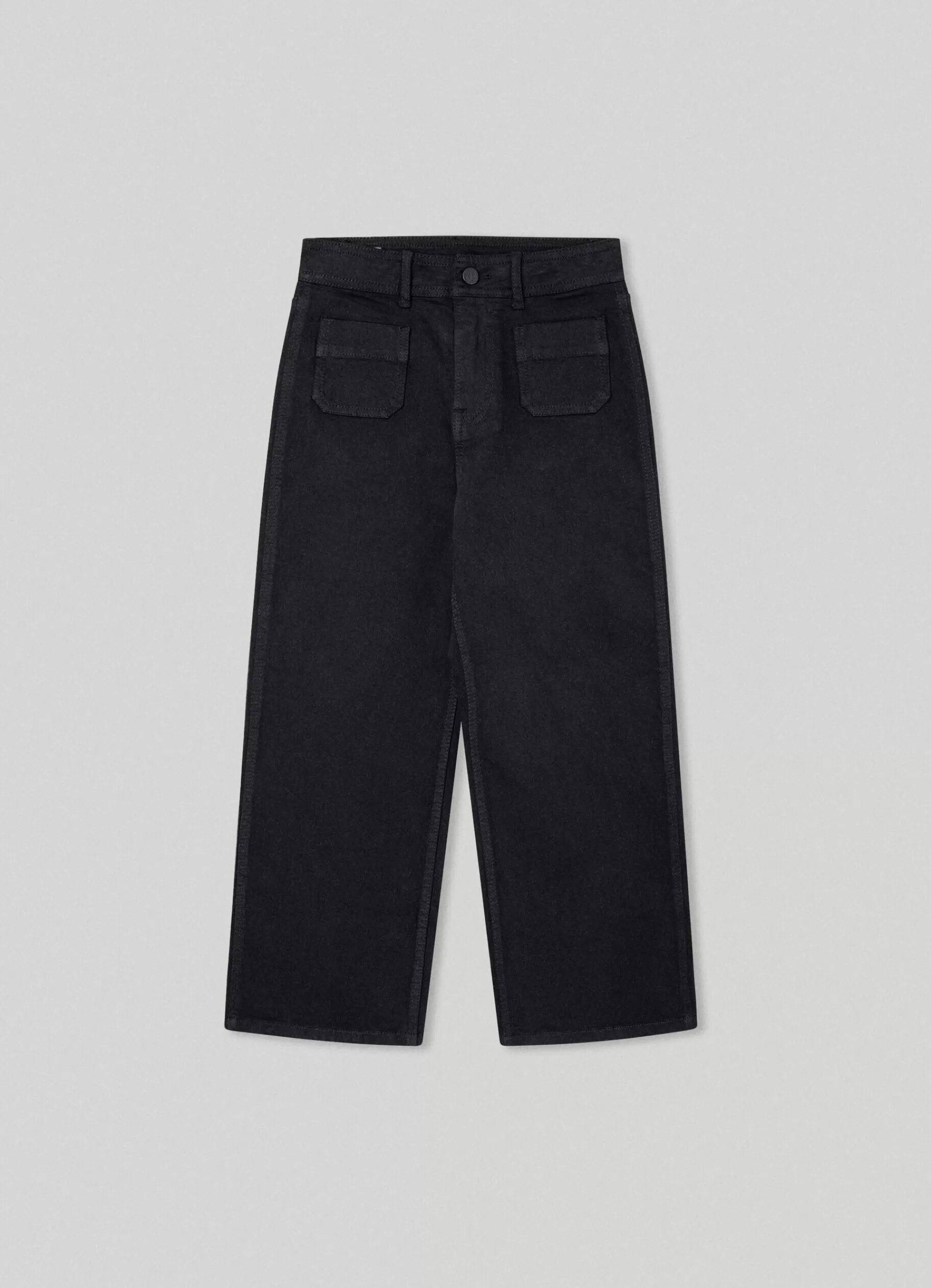 Trousers*KIDS Pepe Jeans WIDE FIT DENIM TROUSERS Black