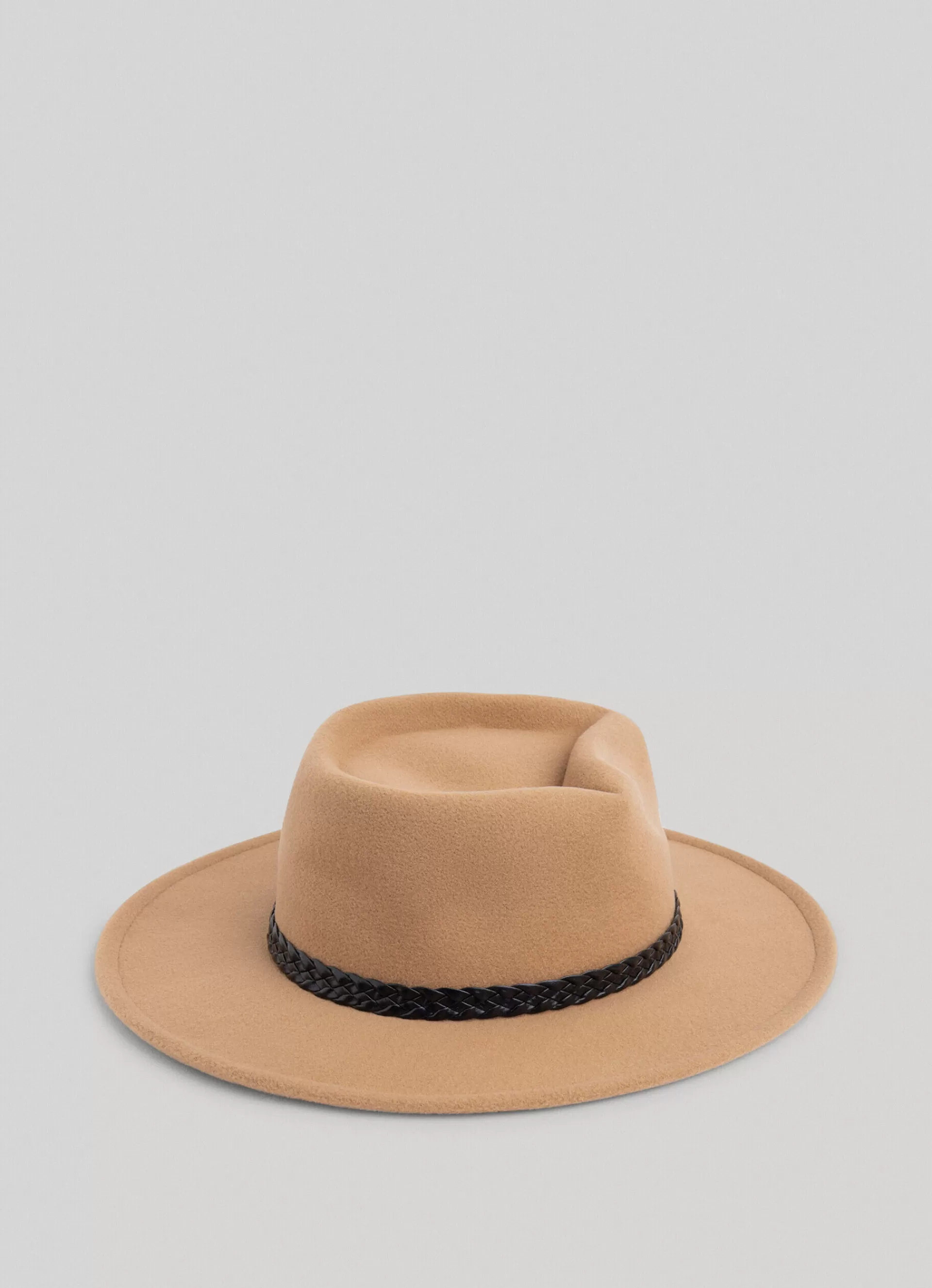 Hats & Caps*Women | Men Pepe Jeans WIDE-BRIMMED FELT HAT Camel Beige