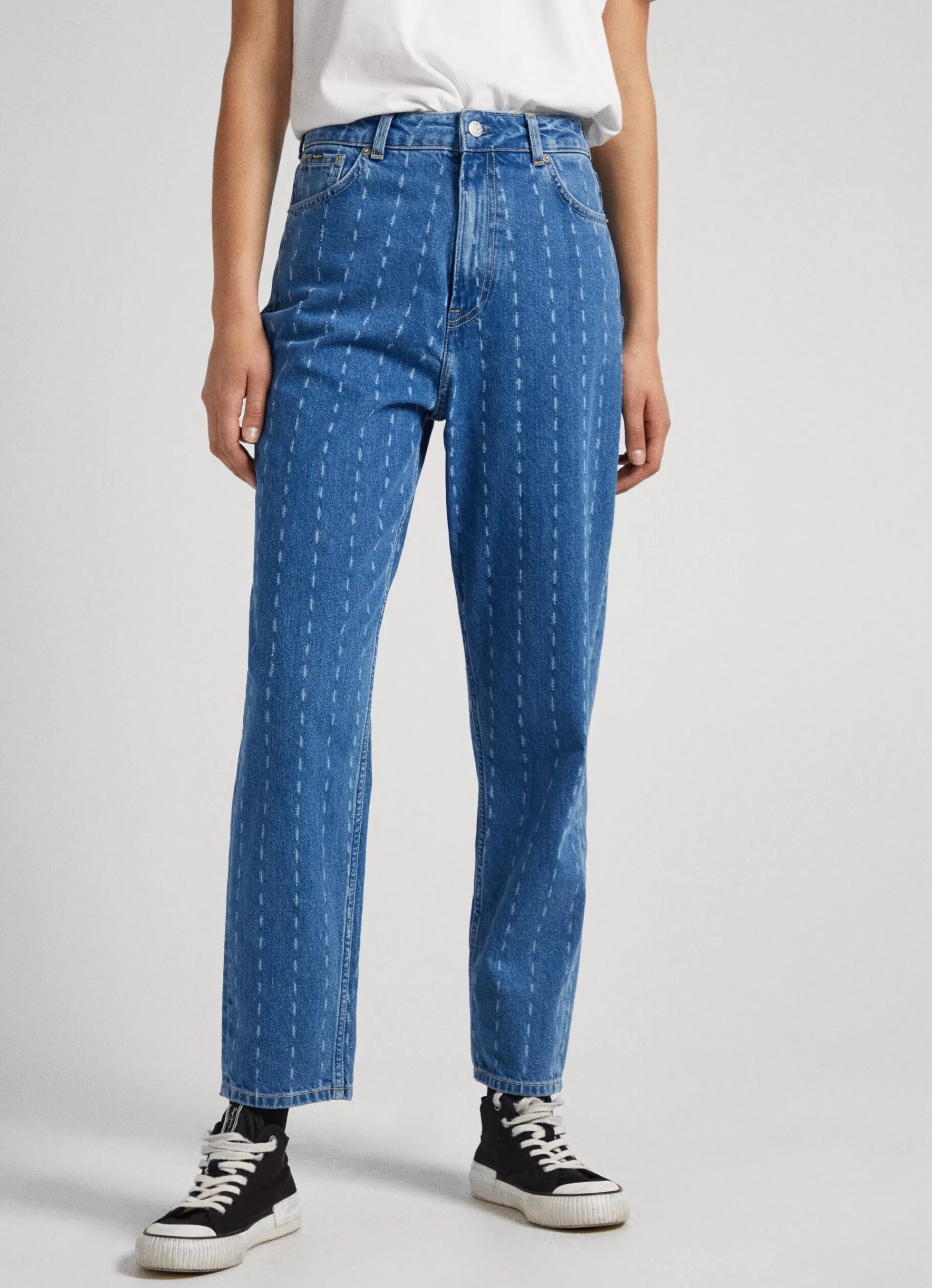 Trends | Jeans*Women Pepe Jeans WILLOW TAPERED FIT HIGH-RISE JEANS Denim